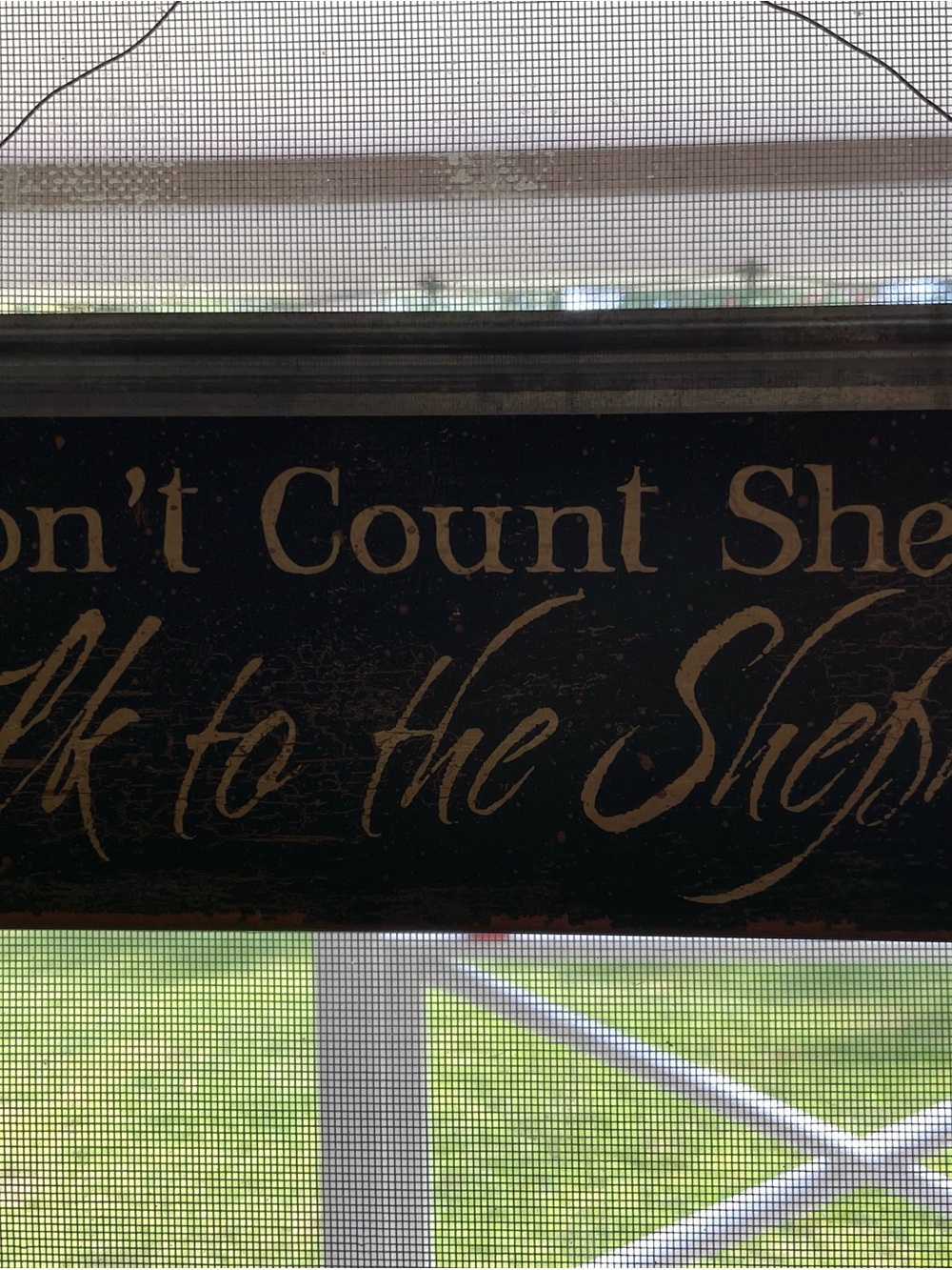 Inspirational Black Wall Plaque with Tan Script